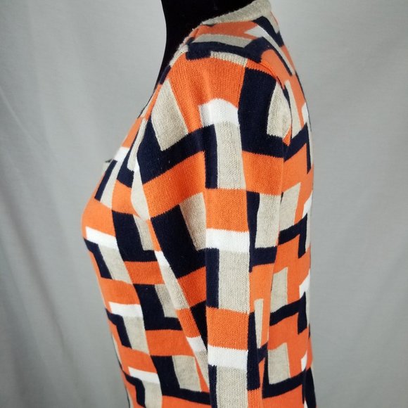 Liz Claiborne WOMEN SMALL Sweater COLOR BLOCK - Picture 6 of 9